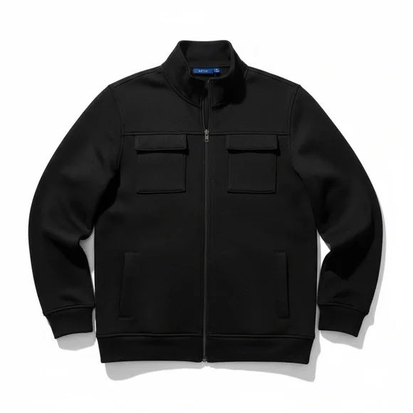 🧥 Men’s Apt. 9 Black Jacket — Size M - Picture 2 of 5
